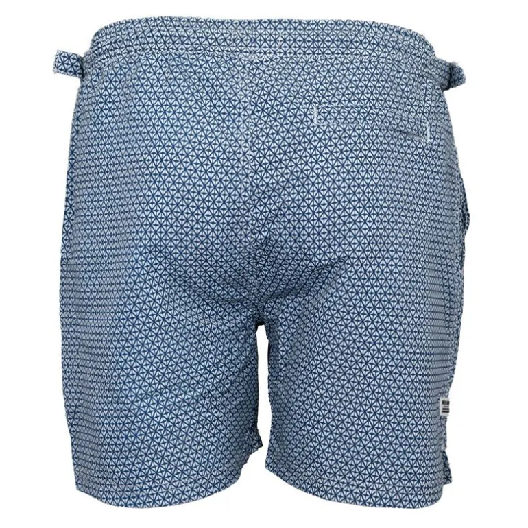 Short de bain navy basil imprimé Homme DEELUXE 74