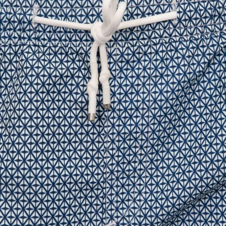 Short de bain navy basil imprimé Homme DEELUXE 74