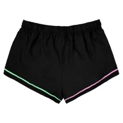 Short de bain noir avec surpiqures colorées pastels Femme PUMA