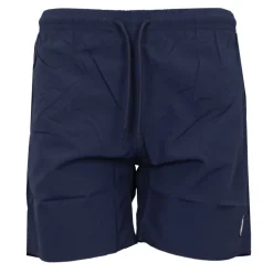 Short de bain uni noir logo brodé Homme US POLO