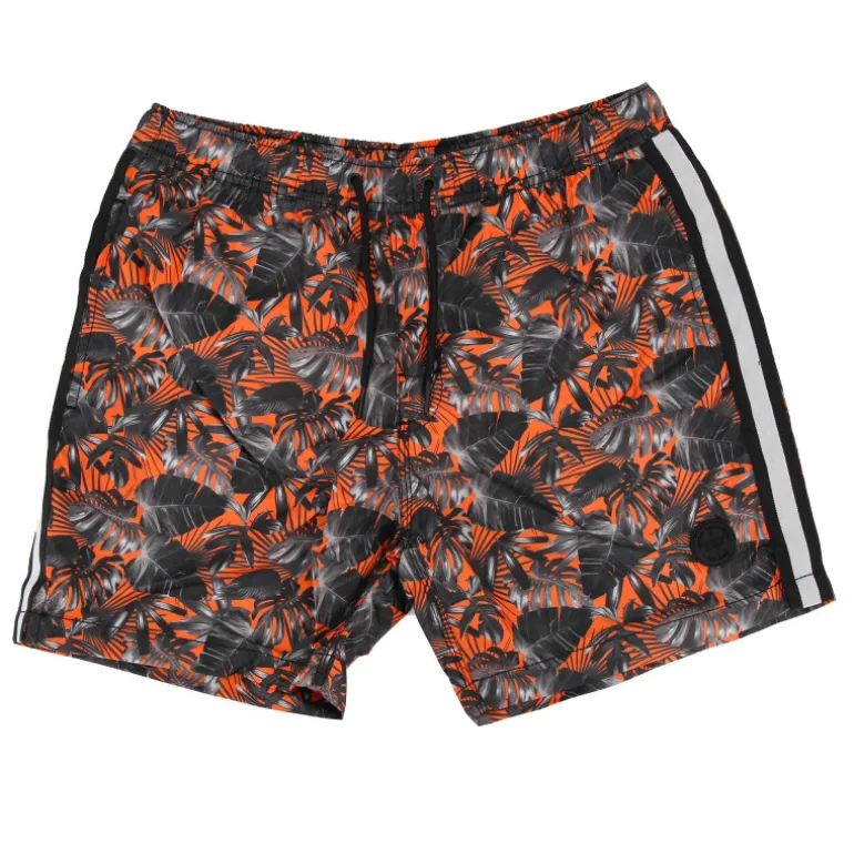 Short de bain zady imprimé tropical ganse bicolore Homme BLAGGIO