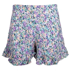 Short fleuri à volants Femme DEELUXE 74
