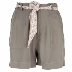 Short fluide ceinture foulard imprimé fleurie Femme DEELUXE 74