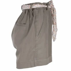 Short fluide ceinture foulard imprimé fleurie Femme DEELUXE 74