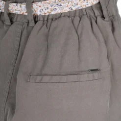 Short fluide ceinture foulard imprimé fleurie Femme DEELUXE 74