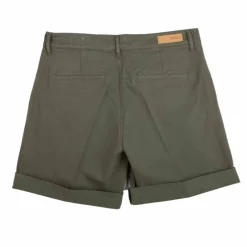 Short honeystud galons habillé coton doux ourlets à pince Femme HAPPY