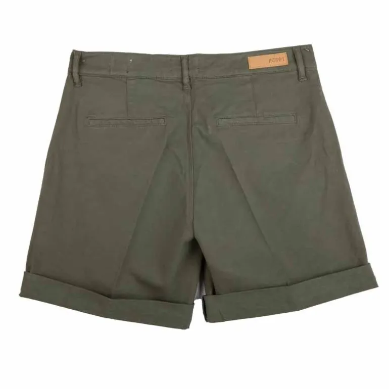 Short honeystud galons habillé coton doux ourlets à pince Femme HAPPY