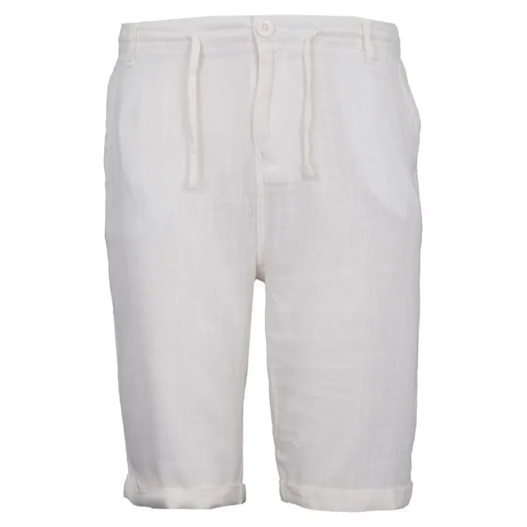 Short lin mélangé cordon de serrage bali Homme PANAME BROTHERS