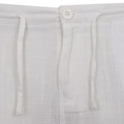 Short lin mélangé cordon de serrage bali Homme PANAME BROTHERS