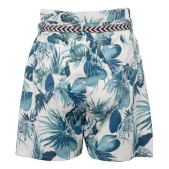 Short madreperla avec plantes bleues Femme PLEASE