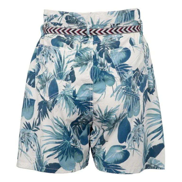 Short madreperla avec plantes bleues Femme PLEASE