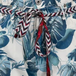 Short madreperla avec plantes bleues Femme PLEASE