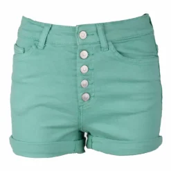 Short moulant taille haute boutons revers Femme ONLY