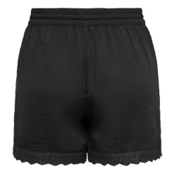 Short noir avec dentelle et poches latérales Femme JDY