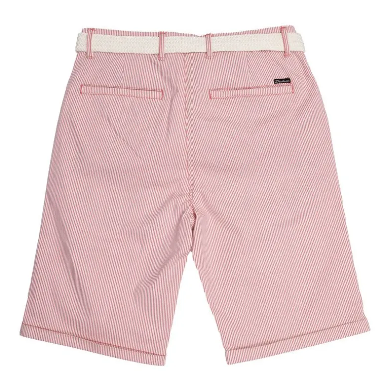 Short peach quentin à rayures avec ceinture Homme DEELUXE 74