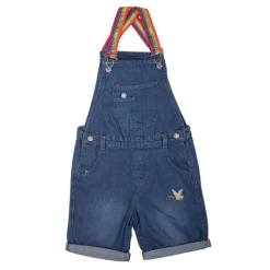 Short salopette en jean avec bretelles multicolore Enfant CHEVIGNON