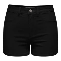 Short skinny taille haute poches arrières bouton uni Femme JDY