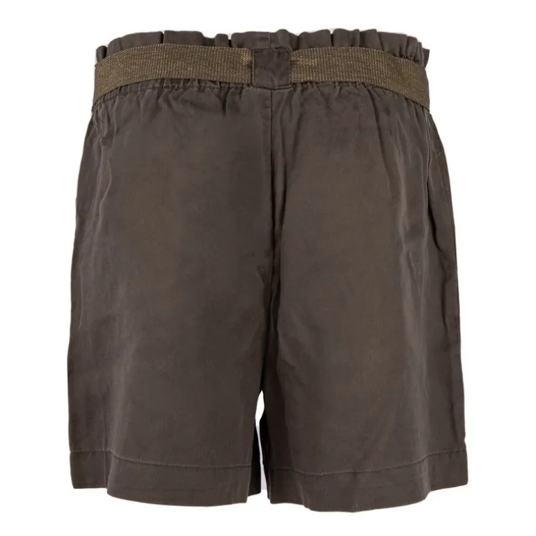 Short taille haute avec ceinture en tencel Femme ONLY