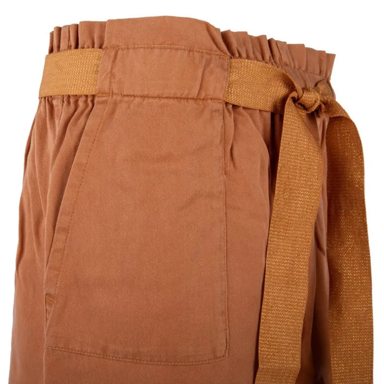 Short taille haute avec ceinture en tencel Femme ONLY