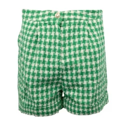 Short vert priss tweed pied de poule Femme LA PETITE ETOILE