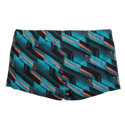 Shorty de bain bleu et orange graphique Homme HAUTE PRESSION