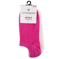 Socquettes lot x3 lalita Femme LULU CASTAGNETTE