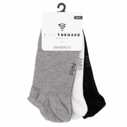 Socquettes sneakers lot x3 homme Homme BILL TORNADE