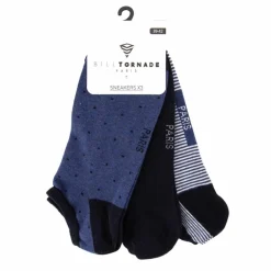 Socquettes sneakers lot x3 fant h t39-46 11095 Homme BILL TORNADE