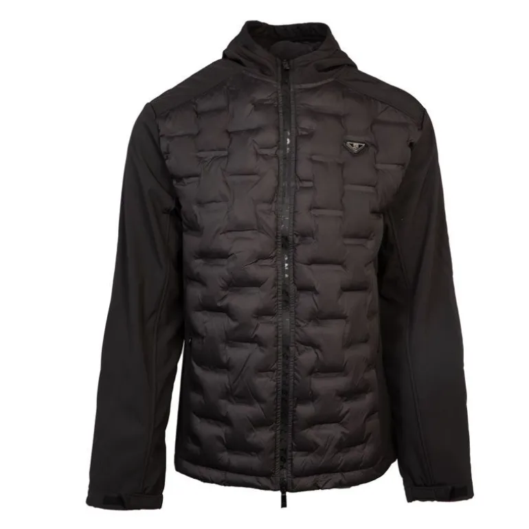 Softshell capuche matelassé racing Homme BILL TORNADE