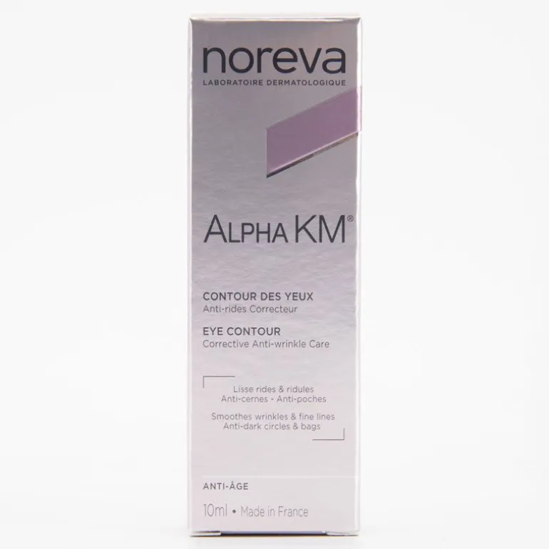 Soin contour des yeux anti âge anti rides anti cernes anti poches 10 ml Alpha KM Femme NOREVA