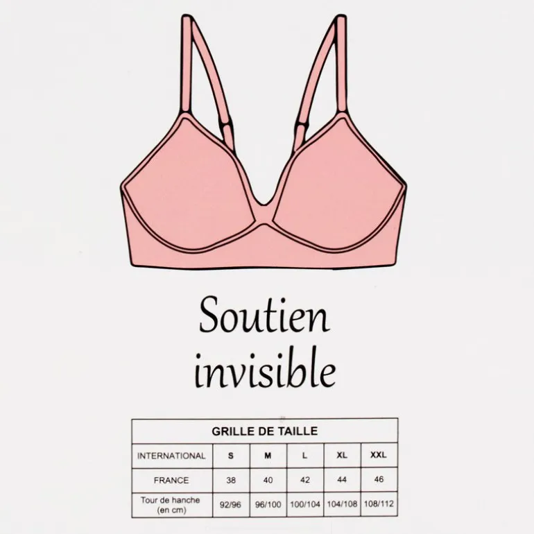 Soutien gorge invisible fines bretelles benedicta Femme MINELLI