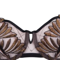 Soutien gorge marron doré en tulle Femme AUBADE