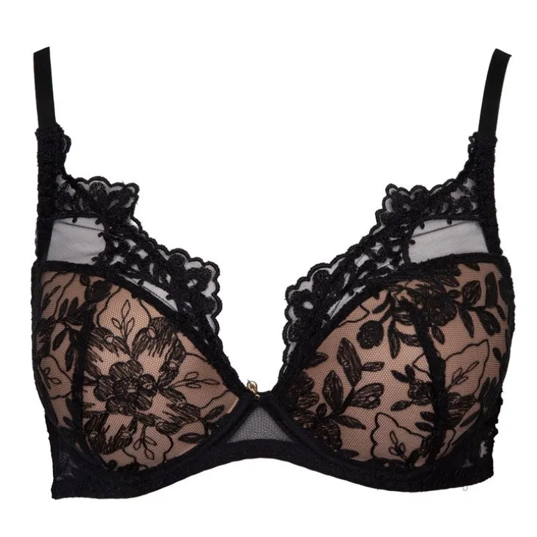 Soutien gorge noir avec coque à dentelle Femme AUBADE