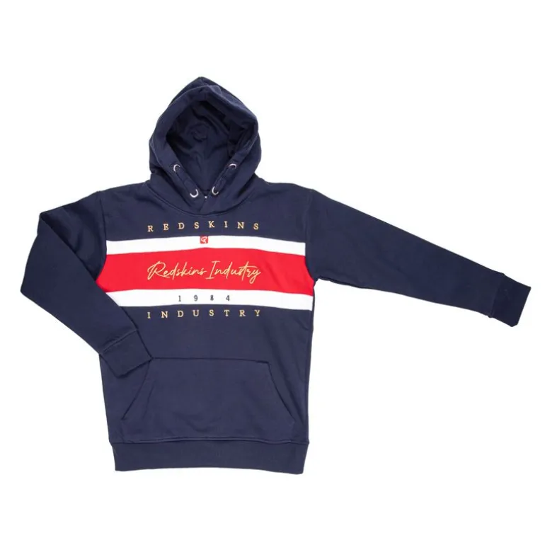 Sweat à capuche en coton logo brodé 8-16 ans Enfant REDSKINS