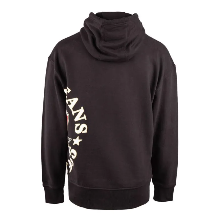 Sweat à capuche noir imprimé Homme TOMMY HILFIGER