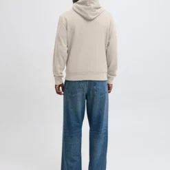 Sweat à capuche yuki poignets cotelés poche kangourou Homme JACK & JONES