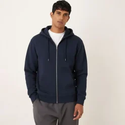 Sweat à capuche zippé coton avec poches Homme DOCKERS