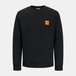 Sweat brandy coton col ras de cou manches longues Homme JACK & JONES