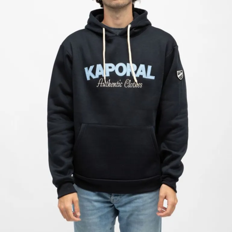 Sweat brodé darell à capuche Homme KAPORAL