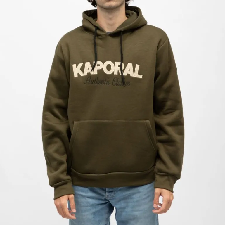 Sweat brodé darell à capuche Homme KAPORAL