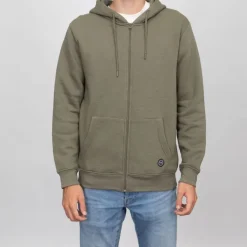 Sweat capuche zippé manches longues poche kangourou Sylvain Homme PANAME BROTHERS