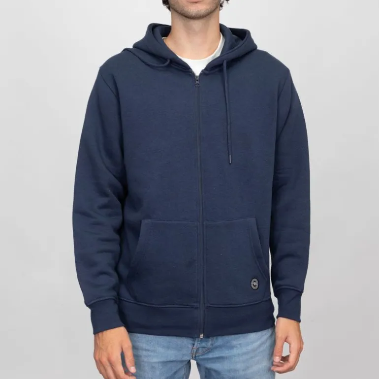 Sweat capuche zippé manches longues poche kangourou Sylvain Homme PANAME BROTHERS