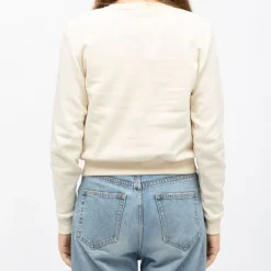 Sweat coton rubi Love imprimé léopard Femme ONLY