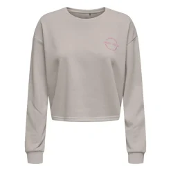 Sweat de sport crop top Pica imprimé Femme ONLY PLAY