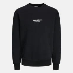 Sweat doux col ras de cou coton mélangé vesterbro manches longues Homme JACK & JONES