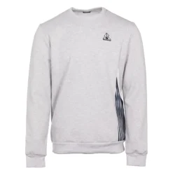Sweat gris imprimé graphique Homme LE COQ SPORTIF