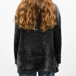 Sweat plaid à capuche avec grande poche Femme LULU CASTAGNETTE