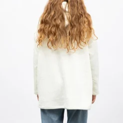 Sweat plaid à capuche avec grande poche Femme LULU CASTAGNETTE