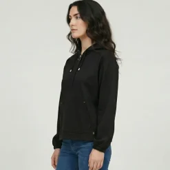 Sweat zip a capuche lignite Femme LES TROPEZIENNES PAR M.BELARBI