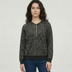 Sweat zip Femme LES TROPEZIENNES PAR M.BELARBI